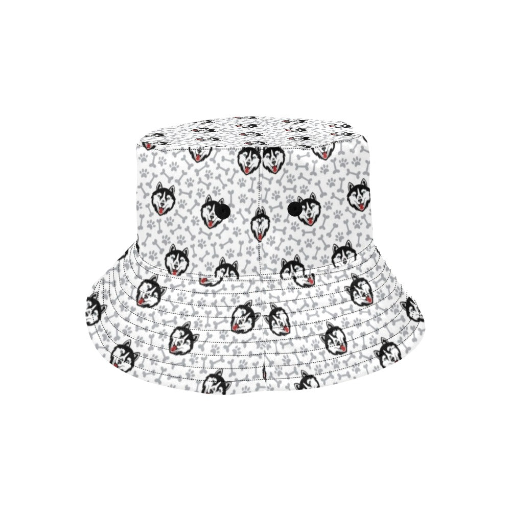 Siberian Huskies Print Design LKS305 Unisex Bucket Hat