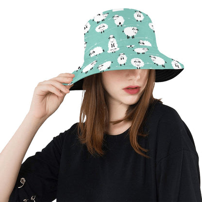 Sheep Print Design LKS404 Unisex Bucket Hat