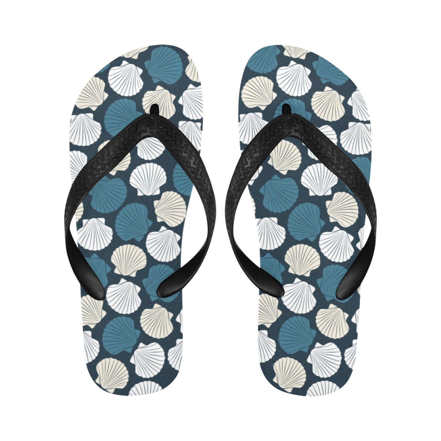 Seashell Print Design LKS3013 Flip Flops