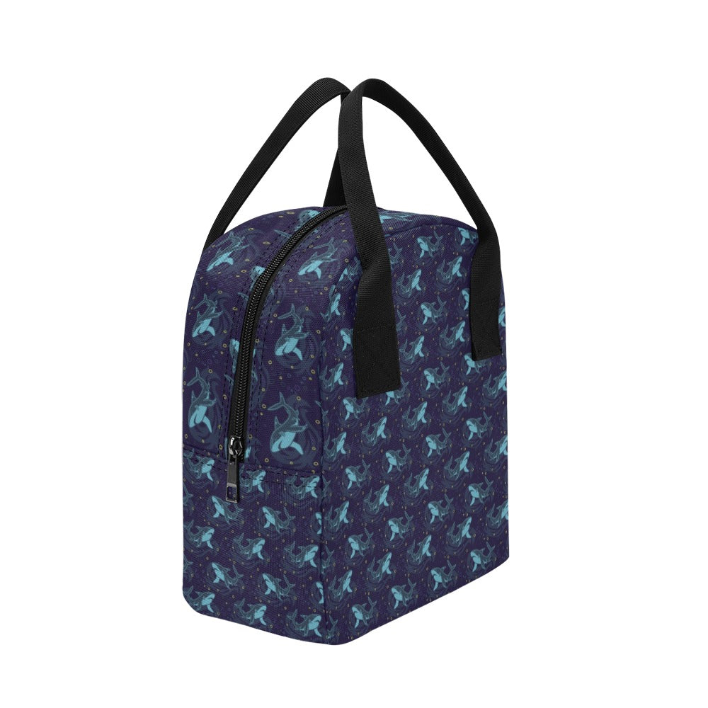Shark Print Design LKS306 Insulated Lunch Bag