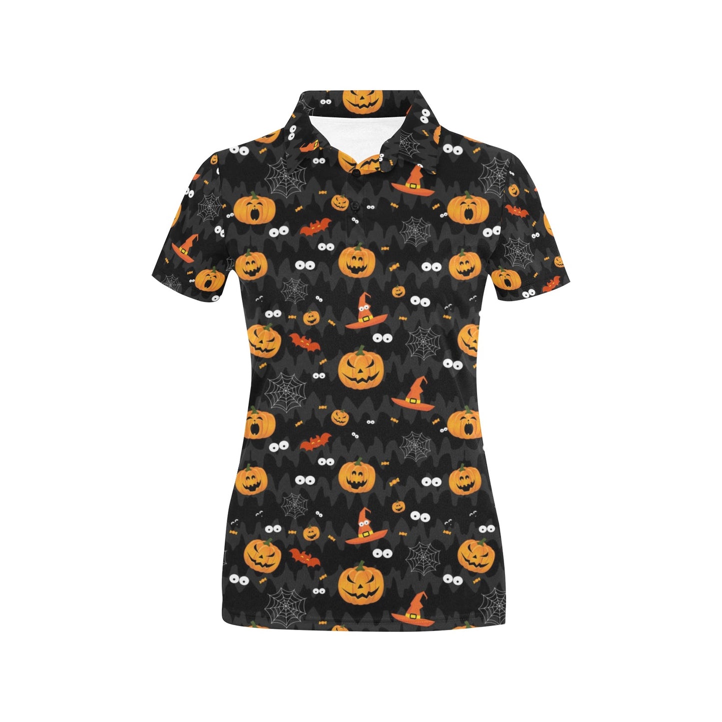 Halloween Print Design LKS405 Women's Polo Shirt
