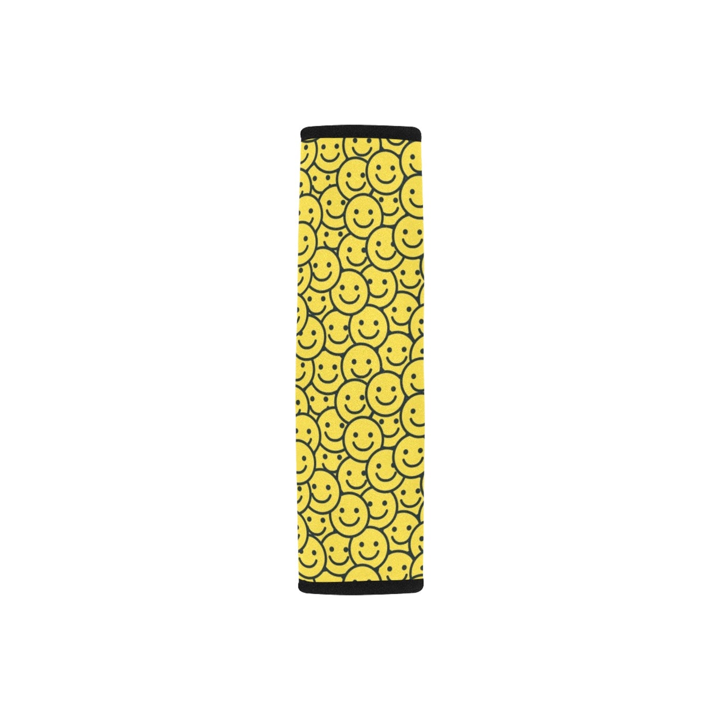 Smiley Face Emoji Print Design LKS302 Car Seat Belt Cover
