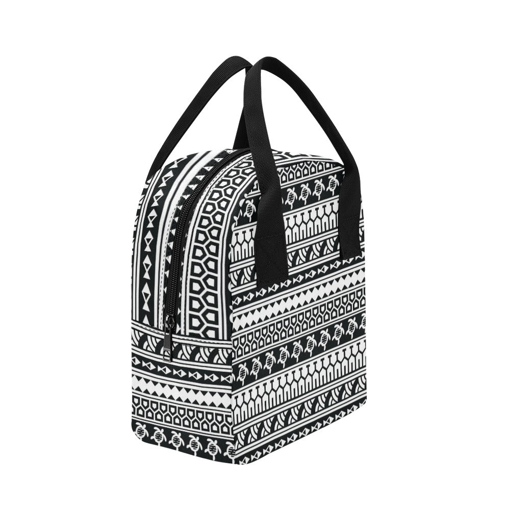 Samoan Pattern Print Design LKS303 Insulated Lunch Bag