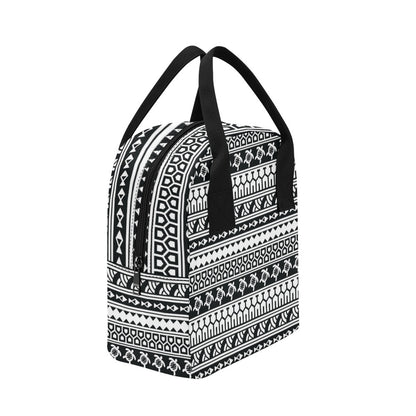 Samoan Pattern Print Design LKS303 Insulated Lunch Bag