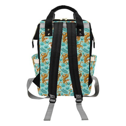 Tiger Print Design LKS304 Diaper Bag Backpack