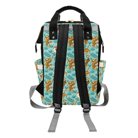 Tiger Print Design LKS304 Diaper Bag Backpack