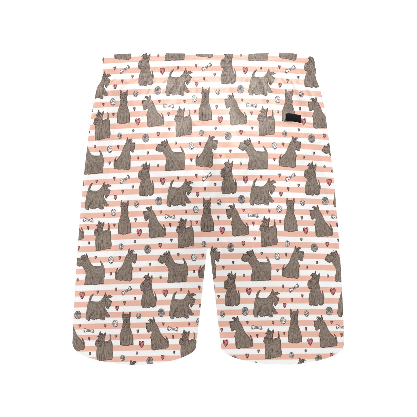 Scottish Terriers Print Design LKS3016 Men's Swim Trunks Beach Shorts