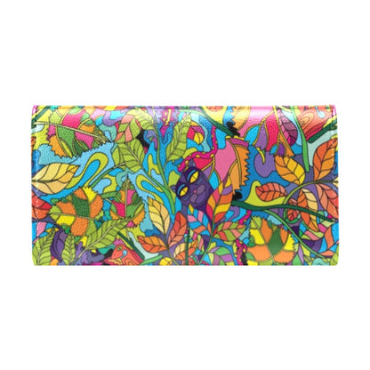 Trippy Print Design LKS301 Women's Trifold Wallet