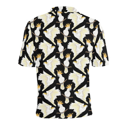 Cockatoo Print Design LKS402 Men Polo Shirt