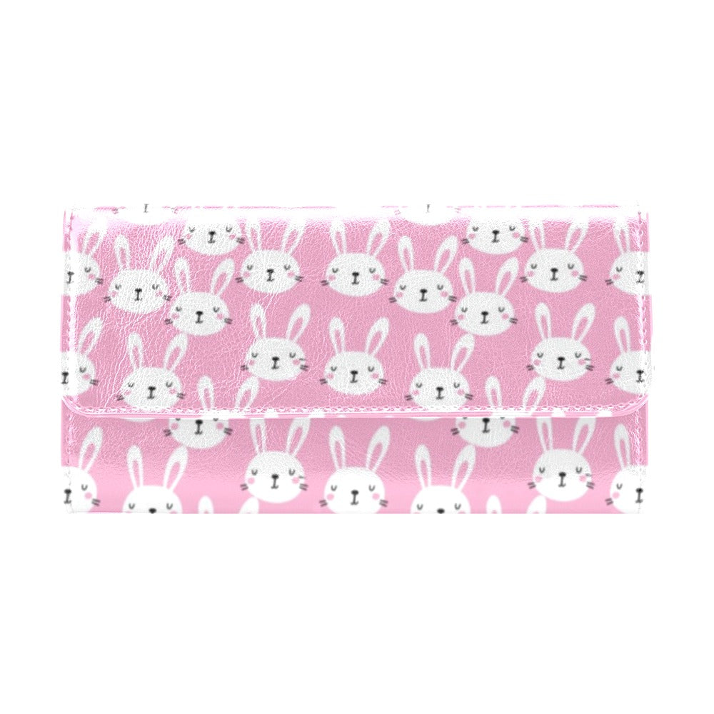 Rabbit Print Design LKS401 Women's Trifold Wallet