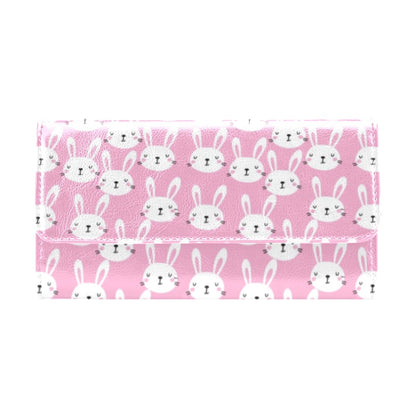Rabbit Print Design LKS401 Women's Trifold Wallet