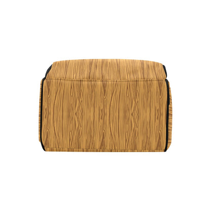 Wood Texture Print Design LKS301 Diaper Bag Backpack