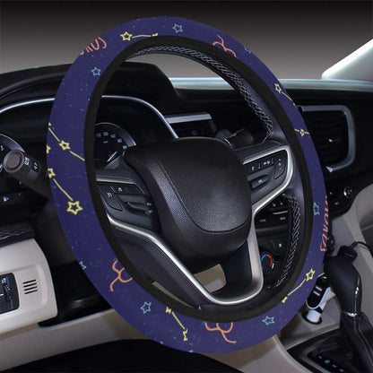 Taurus Print Design LKS301 Steering Wheel Cover with Elastic Edge