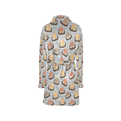 Vikings Print Design LKS308 Women's Fleece Robe
