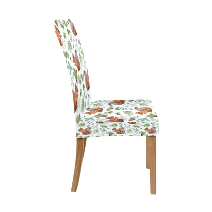 Squirrel Print Design LKS308 Dining Chair Slipcover