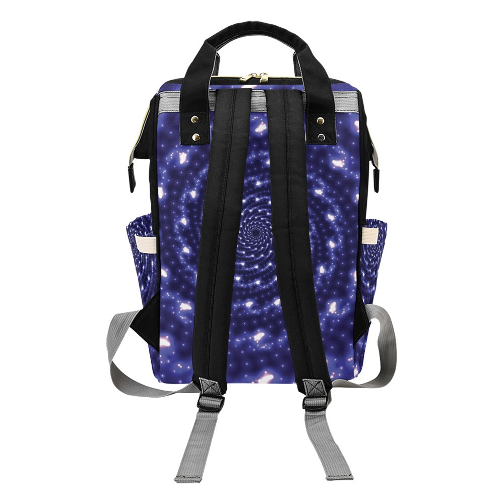 Vortex Print Design LKS305 Diaper Bag Backpack
