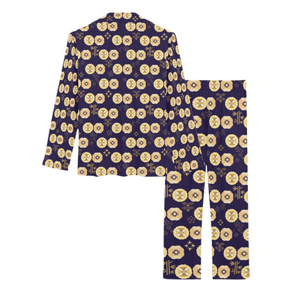 Sakura Print Design LKS303 Women's Long Pajama Set