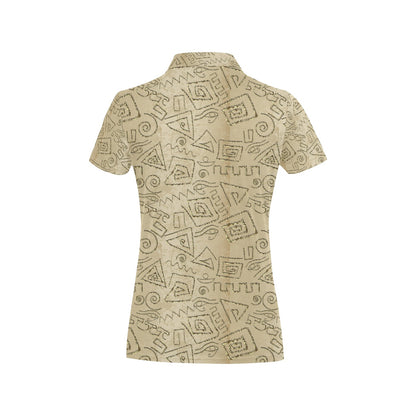 Ancient Greek Print Design LKS3013 Women's Polo Shirt