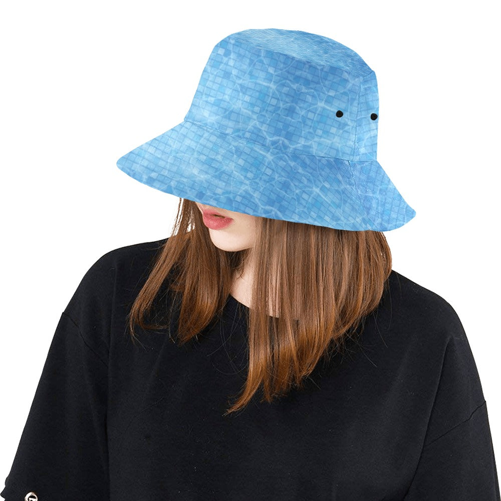 Swimming Pool Print Design LKS302 Unisex Bucket Hat