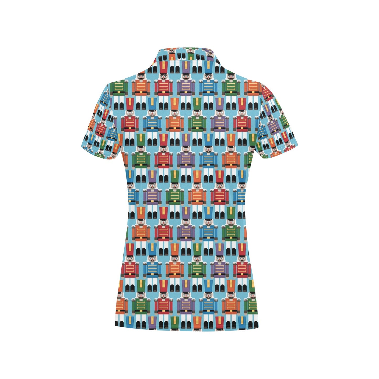 Nutcracker Pattern Print Design A02 Women's Polo Shirt