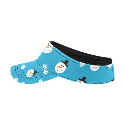Snowman Print Design LKS303 Unisex Sun Visor