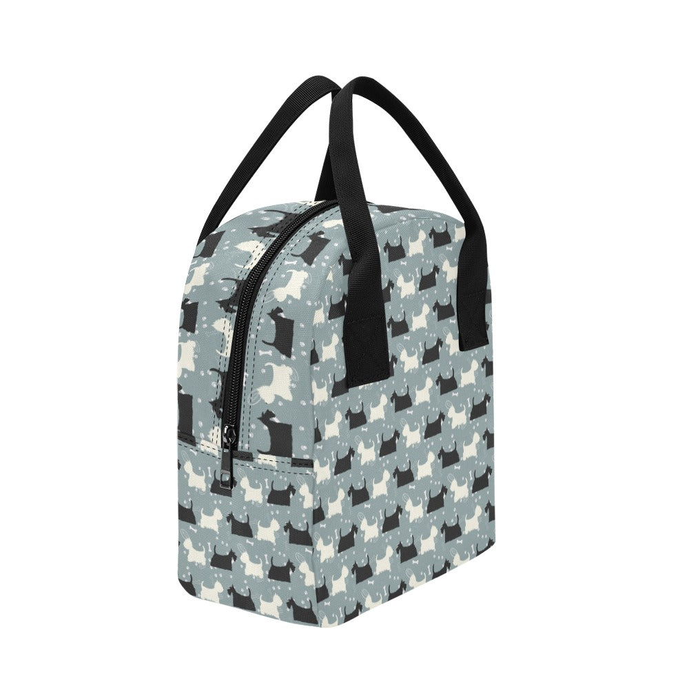 Scottish Terriers Print Design LKS301 Insulated Lunch Bag
