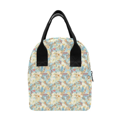 Summer Floral Print Design LKS302 Insulated Lunch Bag