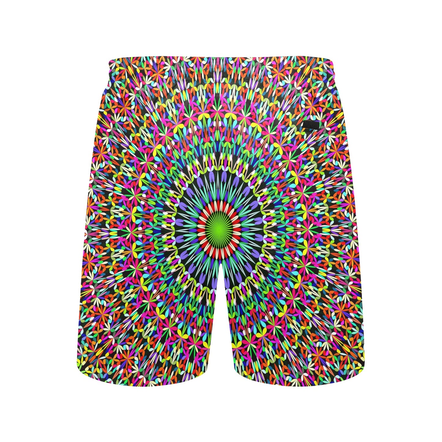 Bohemian Colorful Style Print Men's Swim Trunks Beach Shorts