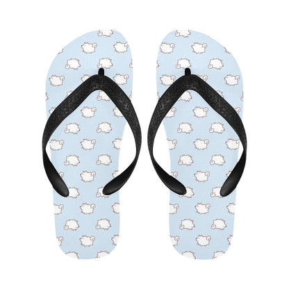 Samoyeds Print Design LKS301 Flip Flops