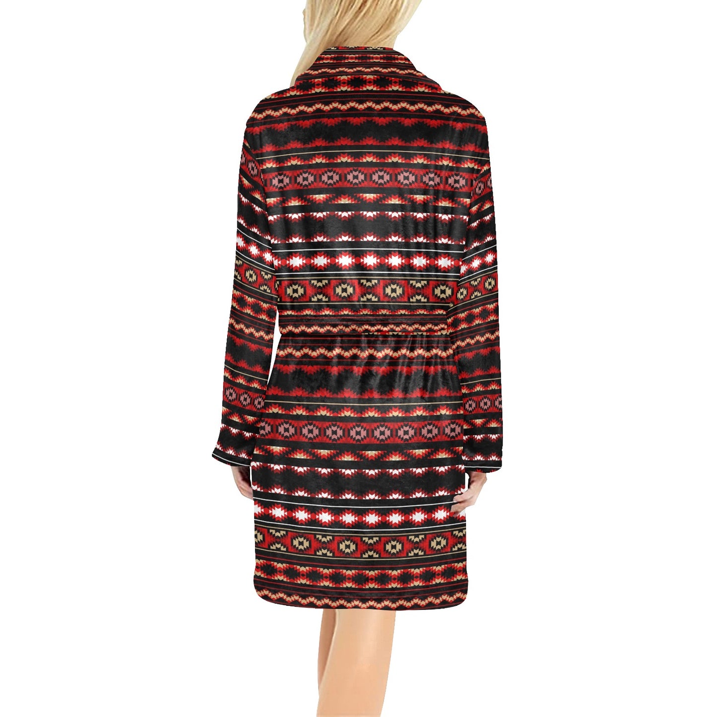 Southwestern Themed Women's Fleece Robe