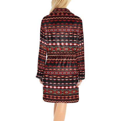Southwestern Themed Women's Fleece Robe