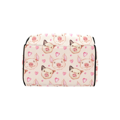 Pig Print Design LKS406 Diaper Bag Backpack