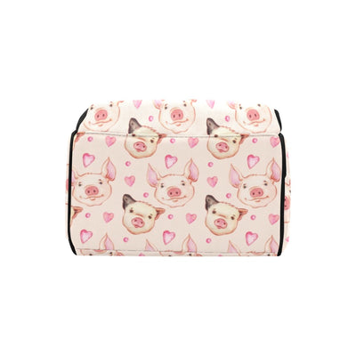 Pig Print Design LKS406 Diaper Bag Backpack