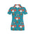 Drum Set Guitar Pattern Print Design 02 Women's Polo Shirt