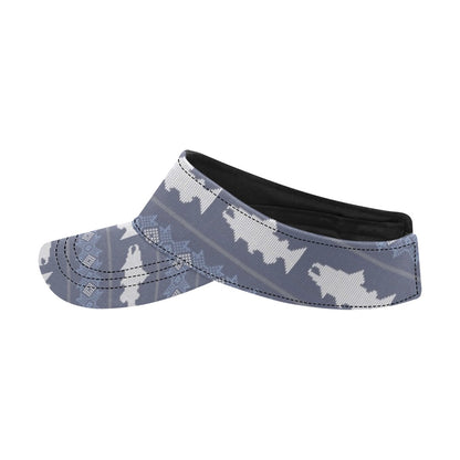 Salmon Fish Knit Style Print Design LKS304 Unisex Sun Visor