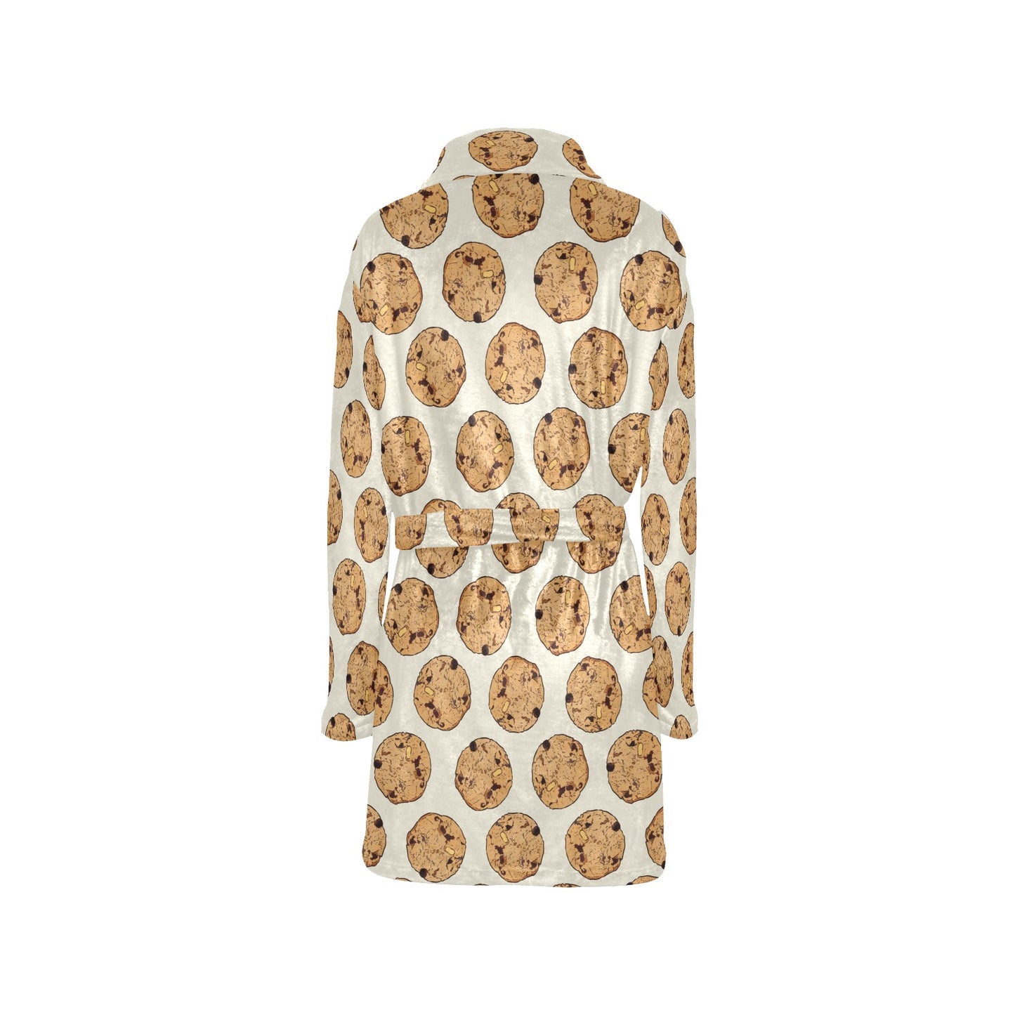 Cookie Pattern Print Design 05 Women's Fleece Robe