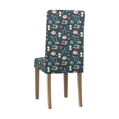 Sewing Equipment Print Design LKS307 Dining Chair Slipcover
