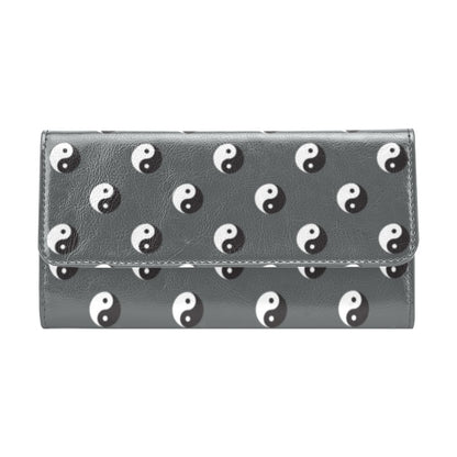 Yin Yang Print Design LKS303 Women's Trifold Wallet