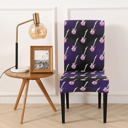 Electric Guitar Print Design LKS405 Dining Chair Slipcover