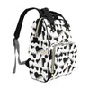 Piano Print Design LKS405 Diaper Bag Backpack