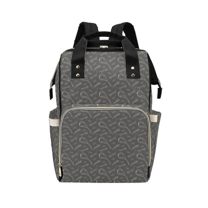 Steak Print Design LKS302 Diaper Bag Backpack