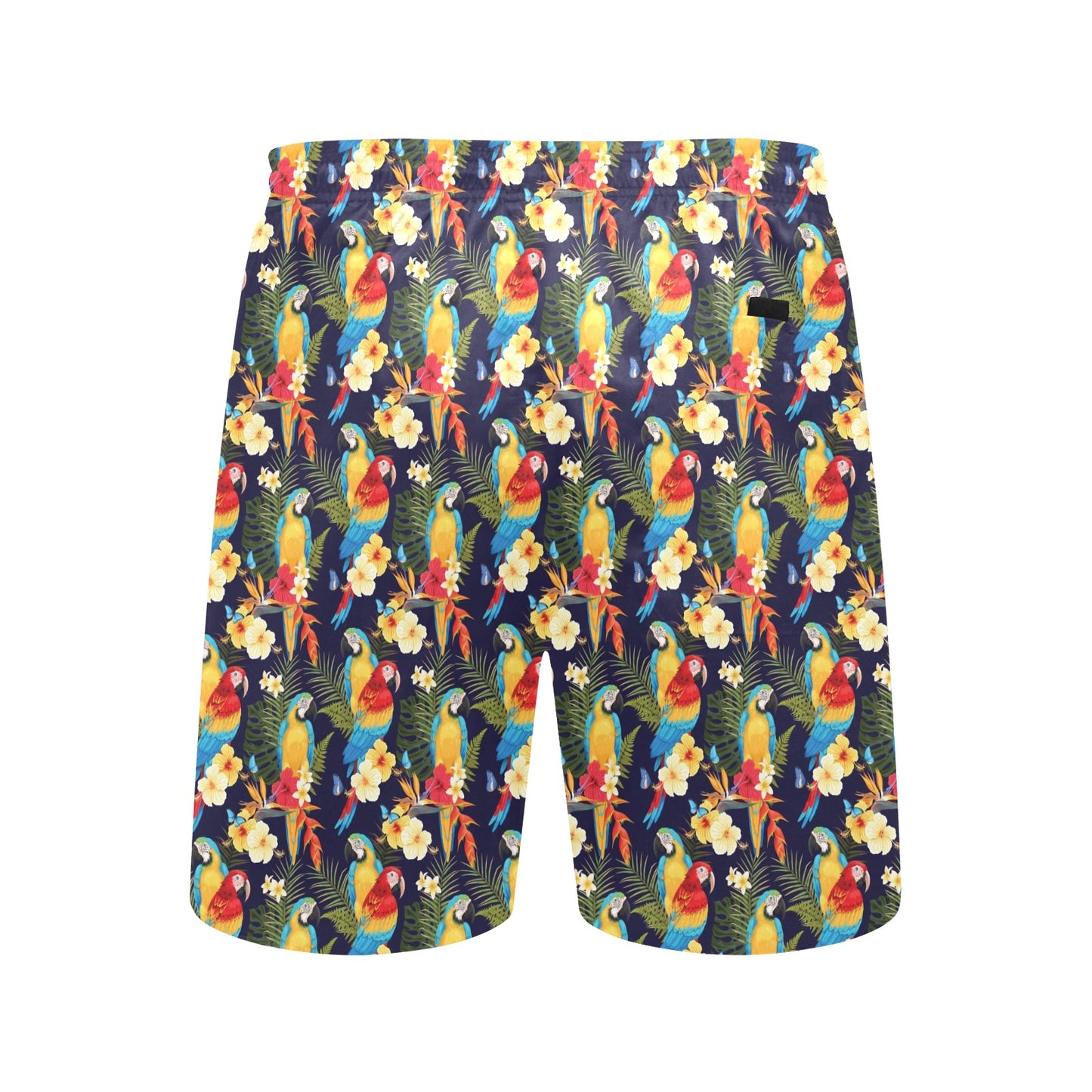Parrot Themed Design Men's Swim Trunks Beach Shorts