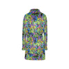 Psychedelic Trippy Mushroom Themed Women's Fleece Robe