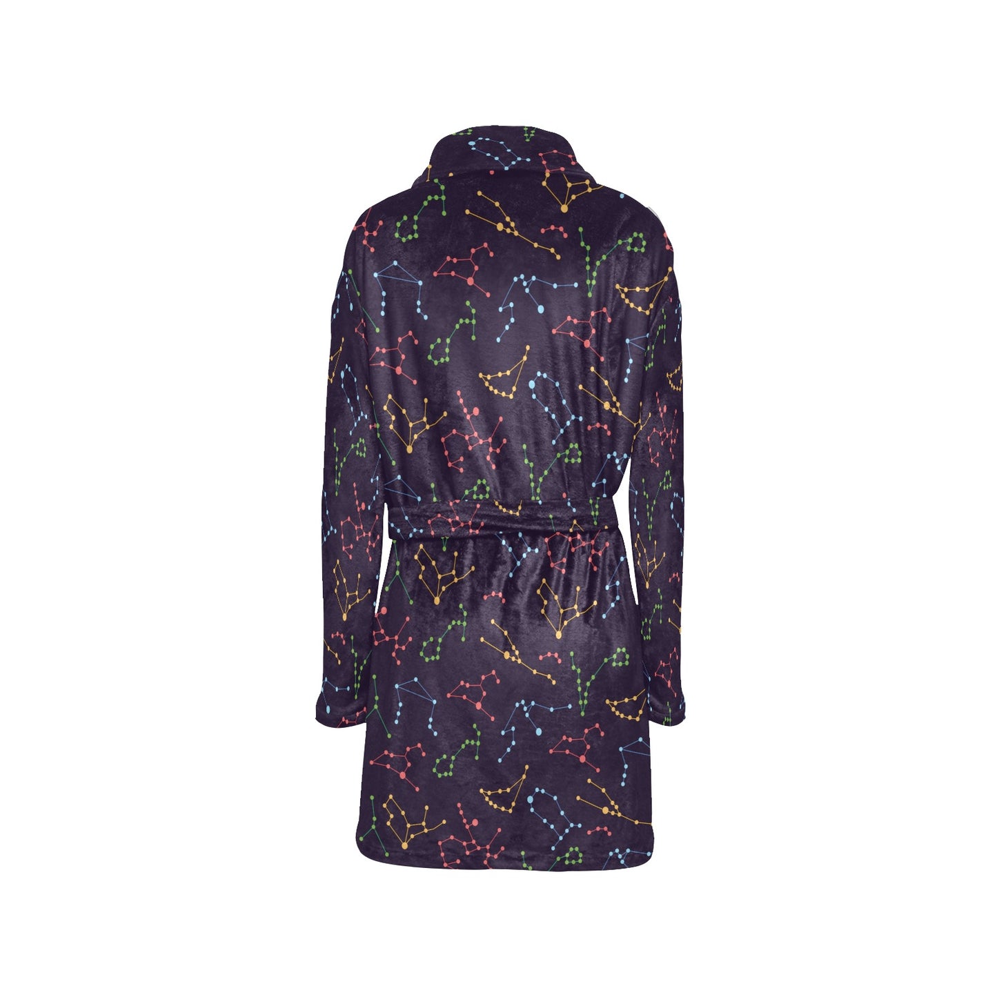 Zodiac Print Design LKS301 Women's Fleece Robe