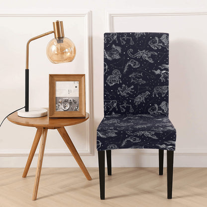 Zodiac Print Design LKS304 Dining Chair Slipcover
