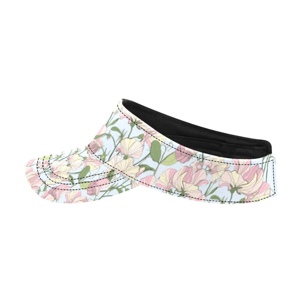 Sweet Pea Print Design LKS304 Unisex Sun Visor
