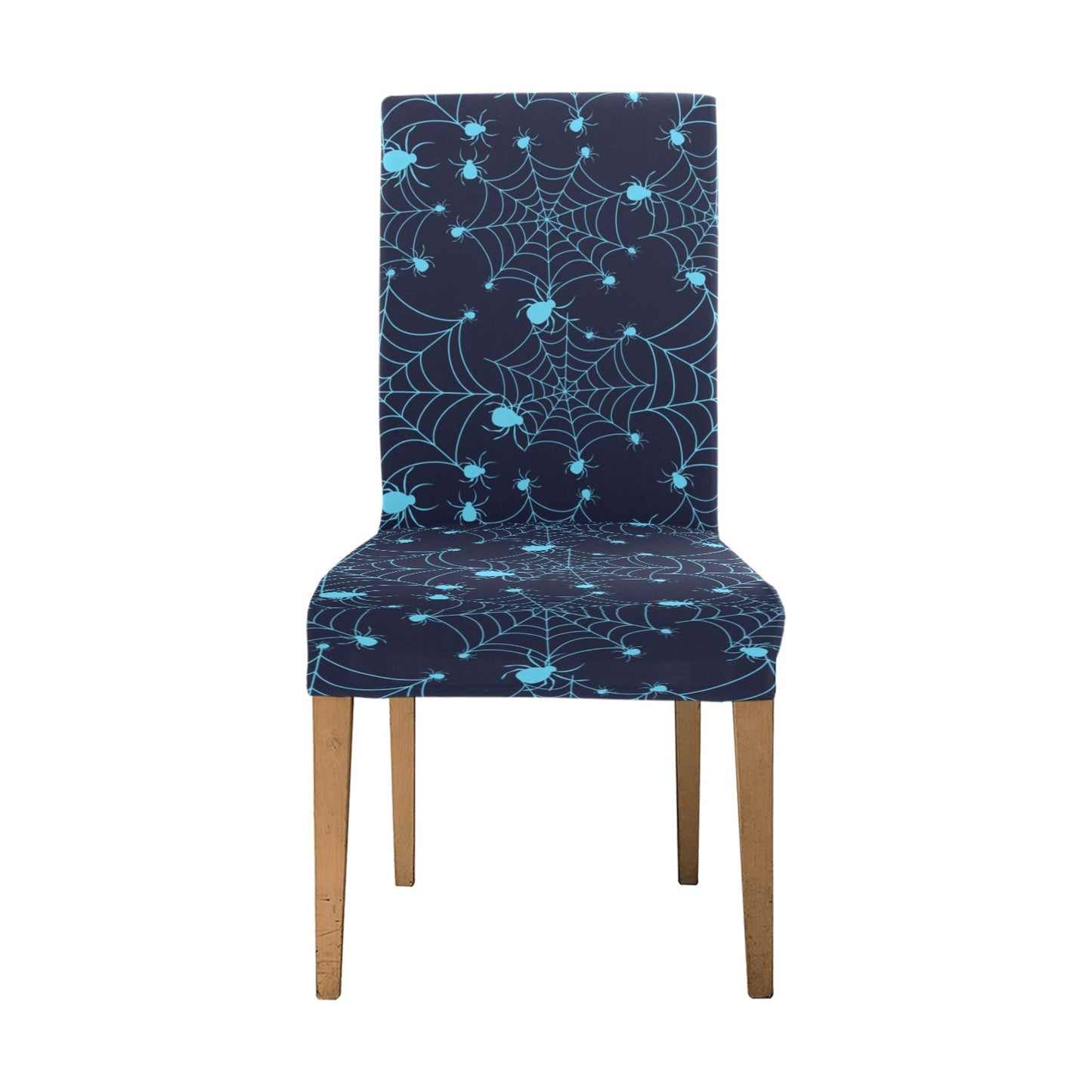 Spider Web Blue Print Design LKS304 Dining Chair Slipcover