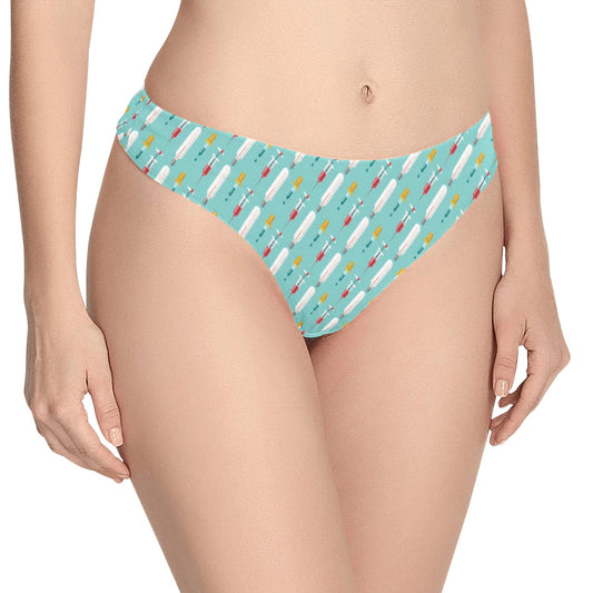 Phlebotomist Medical Print Women's Thongs