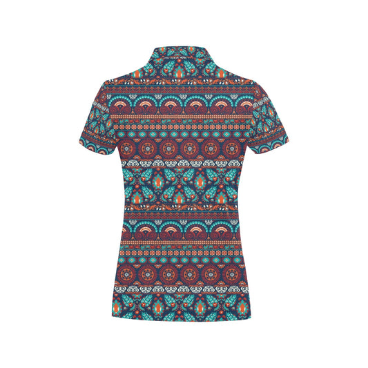 Suzani Print Design LKS302 Women's Polo Shirt