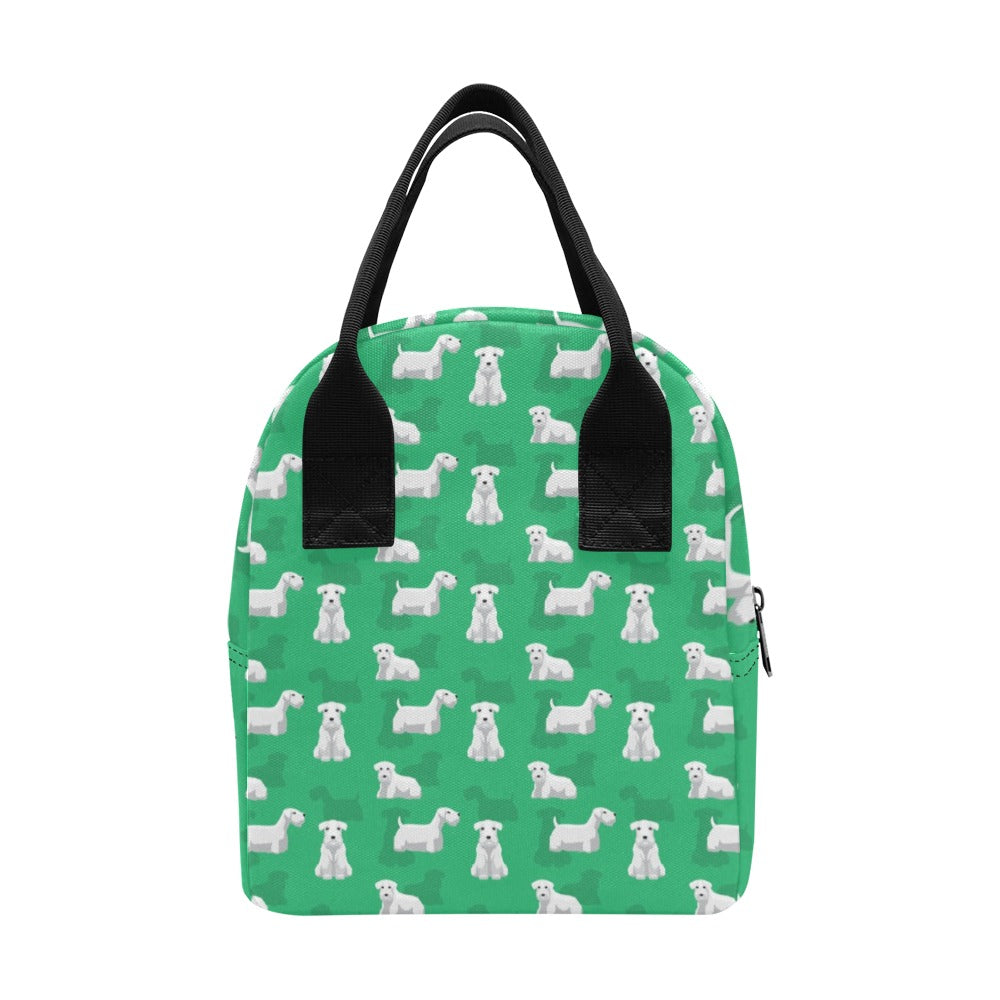 Sealyham Terriers Print Design LKS301 Insulated Lunch Bag